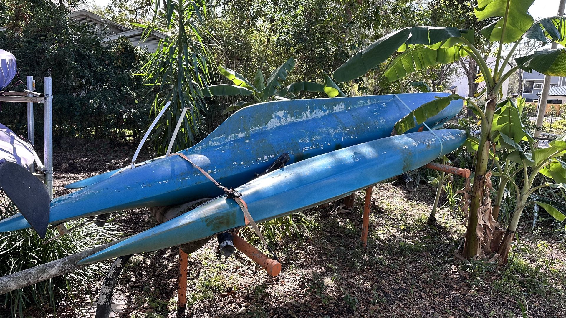 Trimaran sailboat (repair/parts) / Sunbathing Platform