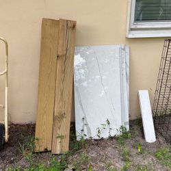 Five 5 Foot 8x8 Heavy Timber Posts