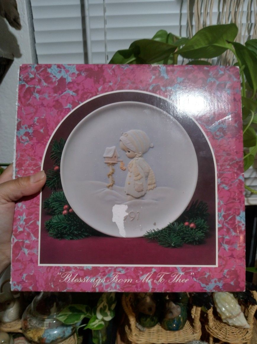 Vintage Precious Moments Ceramic Plate