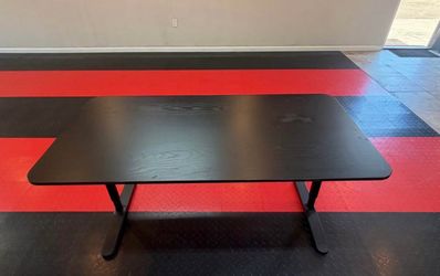 IKEA BEKANT Black Desk 63” x 32” – Modern Office / Gaming Desk