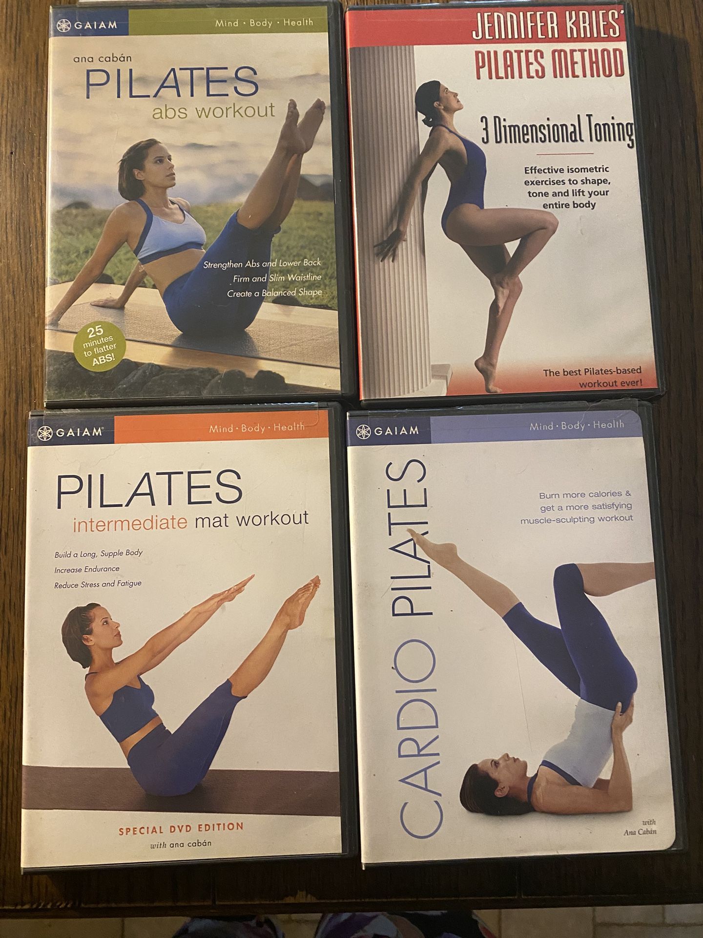 Set Of 4 Pilates DVD’s