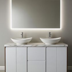 Bathroom vanity 72”