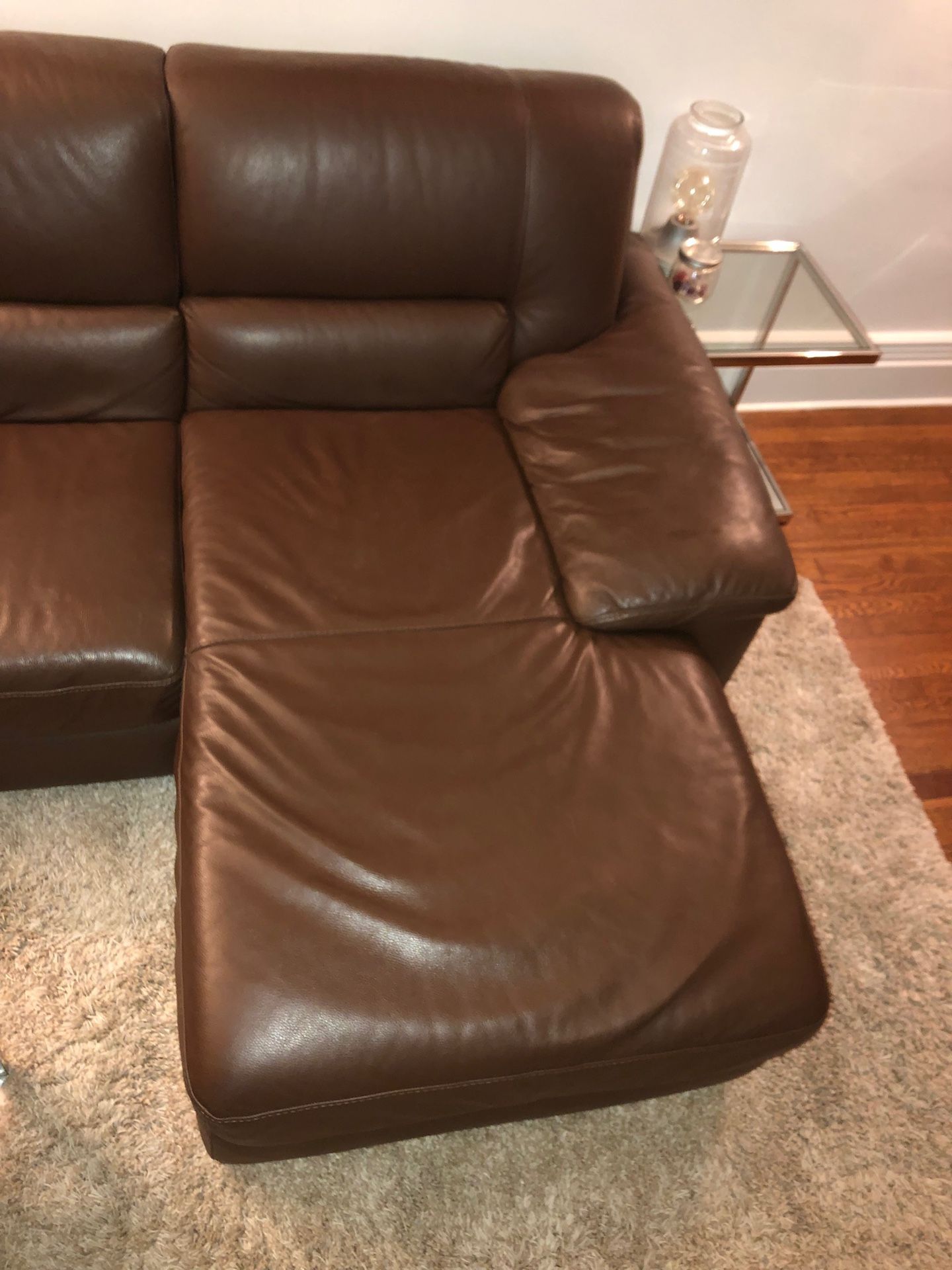 Macy’s leather sectional couch for Sale in New York, NY OfferUp