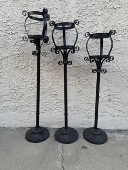 Home Interior candle holders set of 3