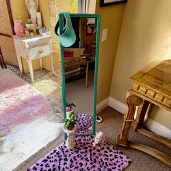 Mirror Teal new w lavender