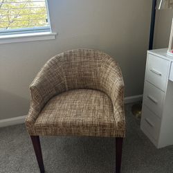 armchair, chair, vanity chair