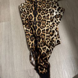 Cheetah print bodysuit