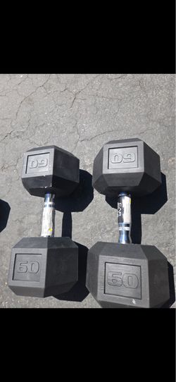 60 lbs dumbbells set pair
