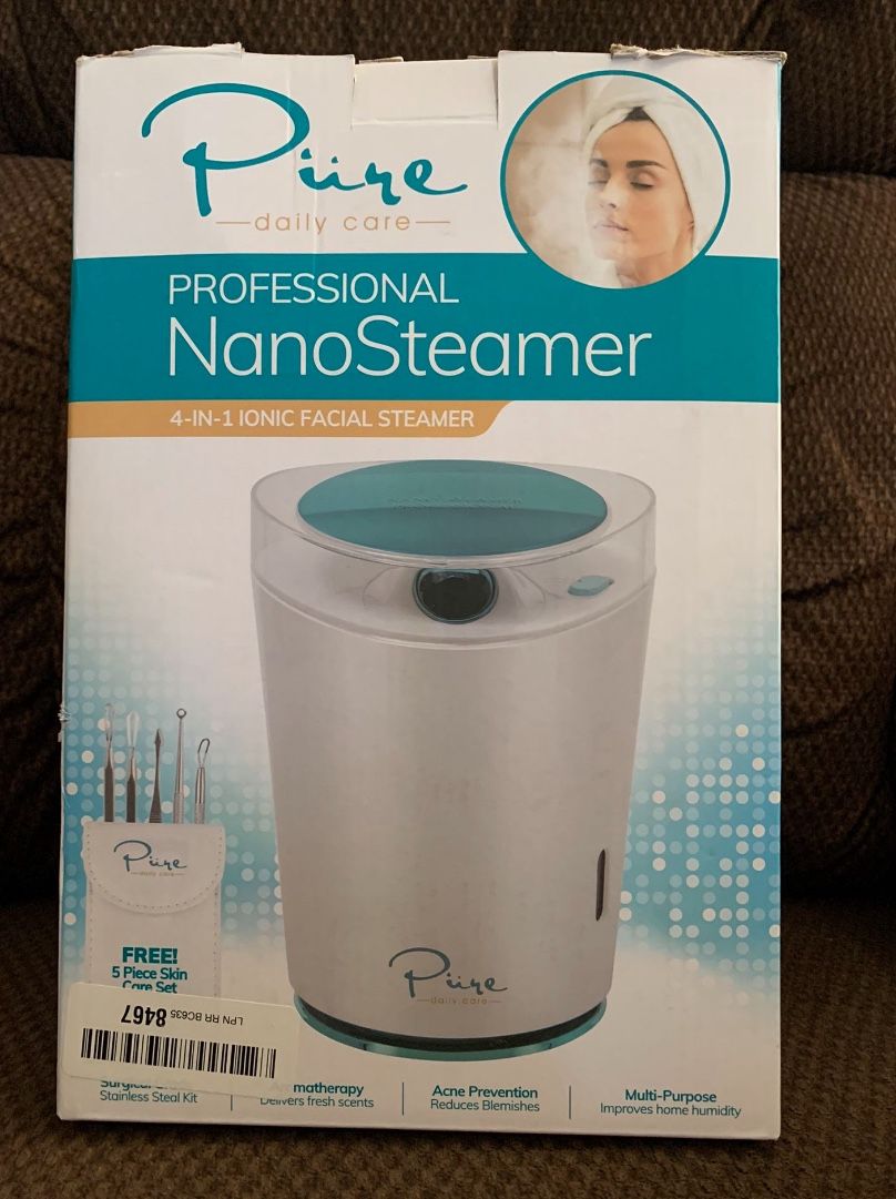 New Facial Steamer By PURE professional Nano Steamer