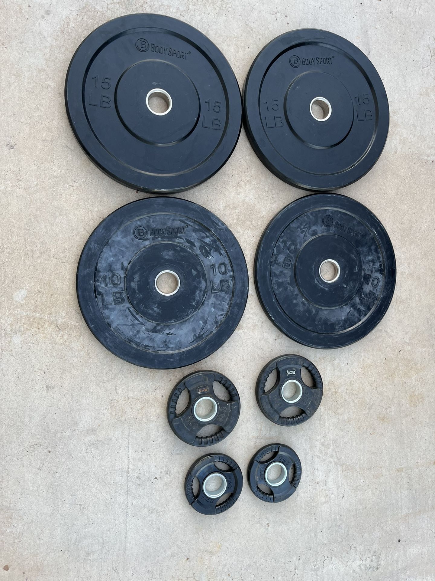 10lb 15lb 5lb Olympic Bumper Plate Sets