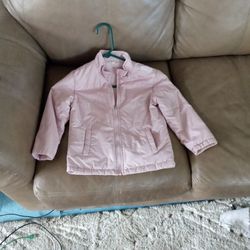 Toddler Girls Light Pink Puffer Jacket
