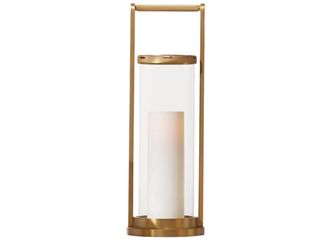 RESTORATION HARDWARE Brass Coated 12.5″ Lambeth Lantern