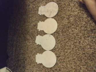 TODAY ONLY- $3 (4 COUNT) MARBLE SNOWMEN