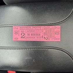 ticket stub commemorates a performance of the musical "The Rothschilds" at the McVickers Theatre in Chicago, Illinois.