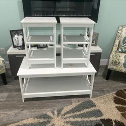Coffee Table And End Tables 