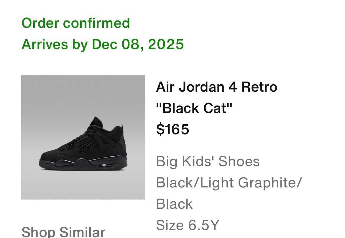 Air Jordan Retro 4’s Black Cats