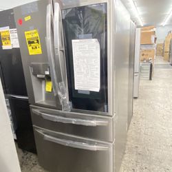 LG Stainless Steel Insta View 4 Door refrigerator Craft Ice