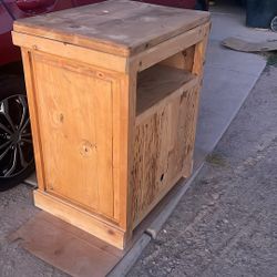 100% Handmade Mexican RusticTV Stand And Decorative Table 2 Ítems For