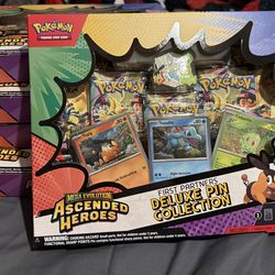 Pokémon Ascended Heroes First Partners Deluxe Pin Collection