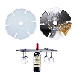 Wine bottle and glass holder