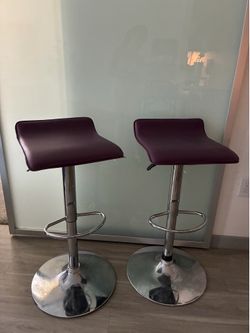 Modern bar stools (qty 2)
