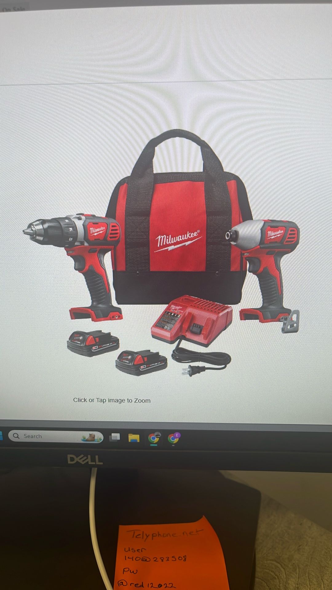 M18 Milwaukee Tool Set