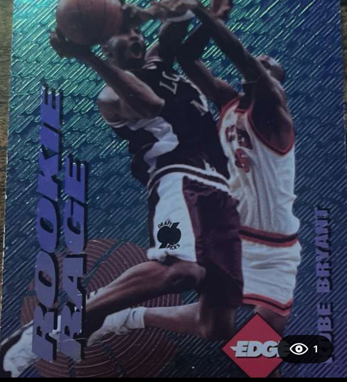 1996 Rookie Rage Kobe Bryant Card
