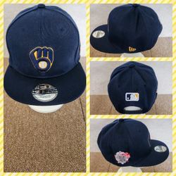 MILWAUKEE BREWERS MLB BASEBALL ⚾️ SNAPBACK HAT. 