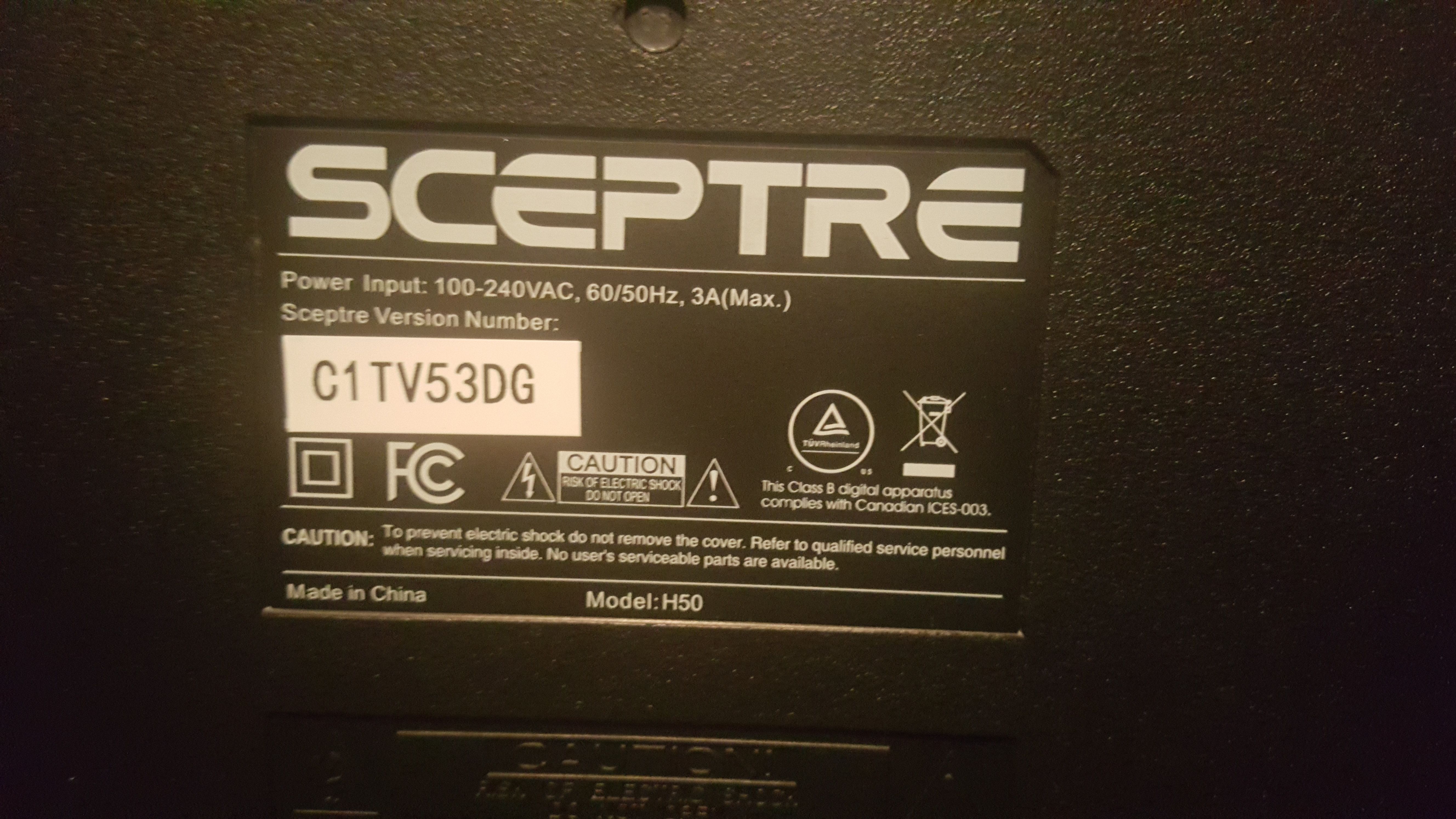 Sceptre 50" Class FHD (1080P) LED TV