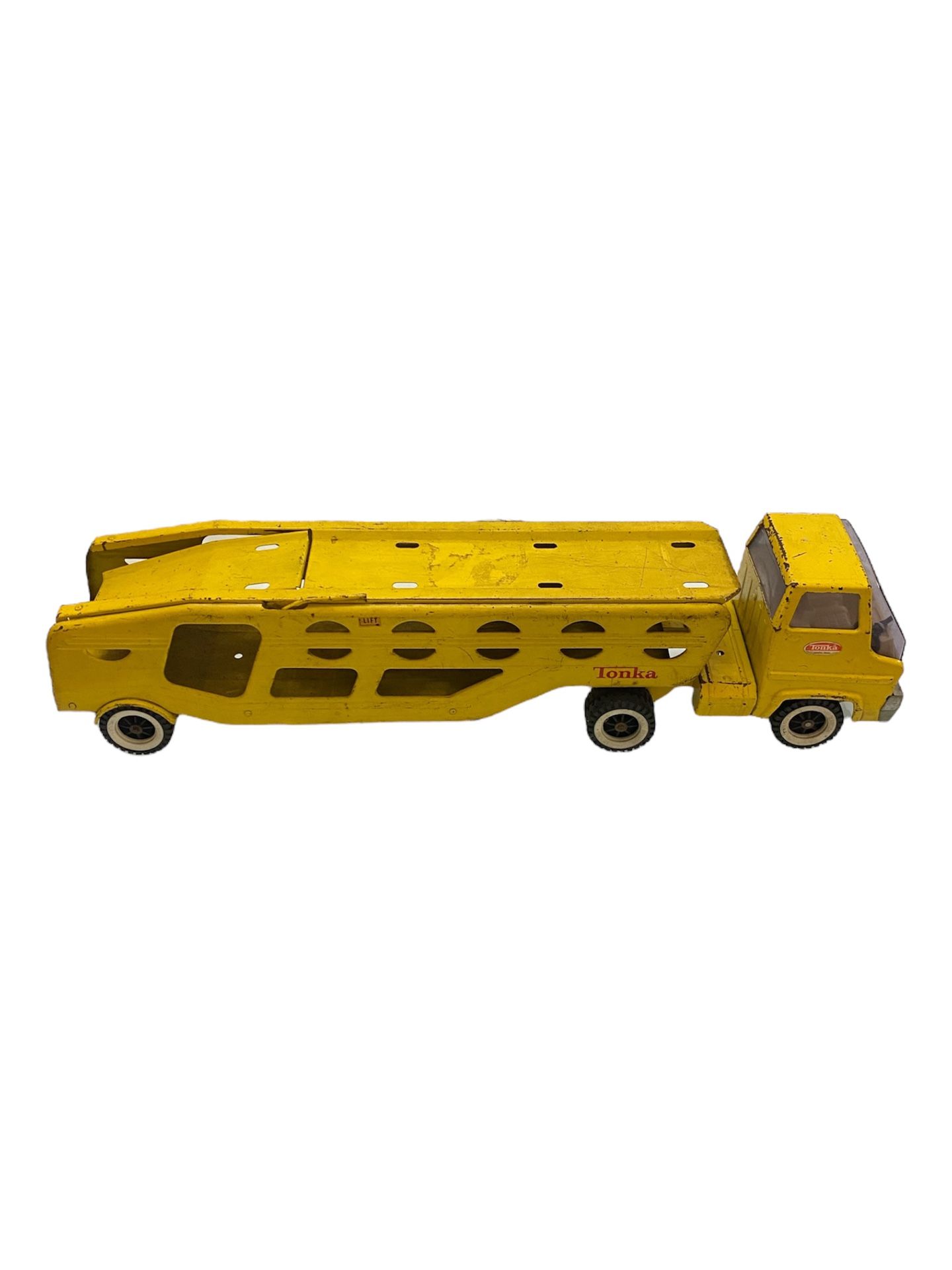 Vintage Tonka Car Carrier Hauler Pressed Steel