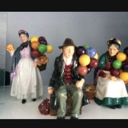3 Royal Dalton Figurines 