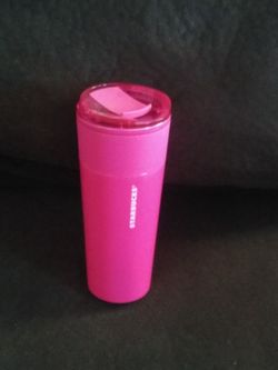 Hot Pink Starbucks Tumbler