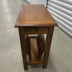 Wood Side Table