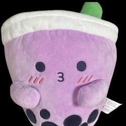 ABC Boba Buddies Tea Purple Berry 3 Stuffed Plush 10"