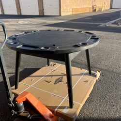 Used Poker Table Turns Into Dining Table