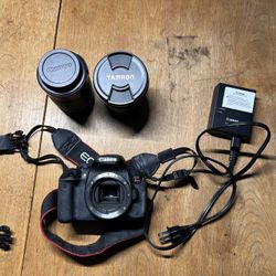 Canon EOS Rebel T4i + accessories