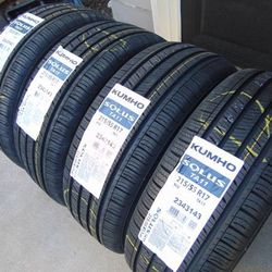 4 New 215 55 17 Kumho Solus TA11 Tires 94V Date 2025