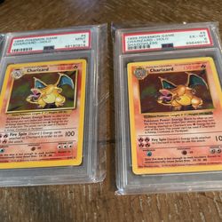 Base Set Charizard Psa 9 Mint And Shadowless Charizard Psa 6 Ex-mt for Sale  in Ronkonkoma, NY - OfferUp