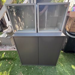 IKEA book shelf and cubes