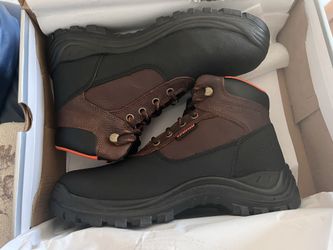 Steel toe boots