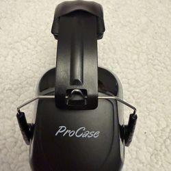 ProCase Noise Reduction Safety Ear Muffs Hearing Protection Black/Red Adjustable