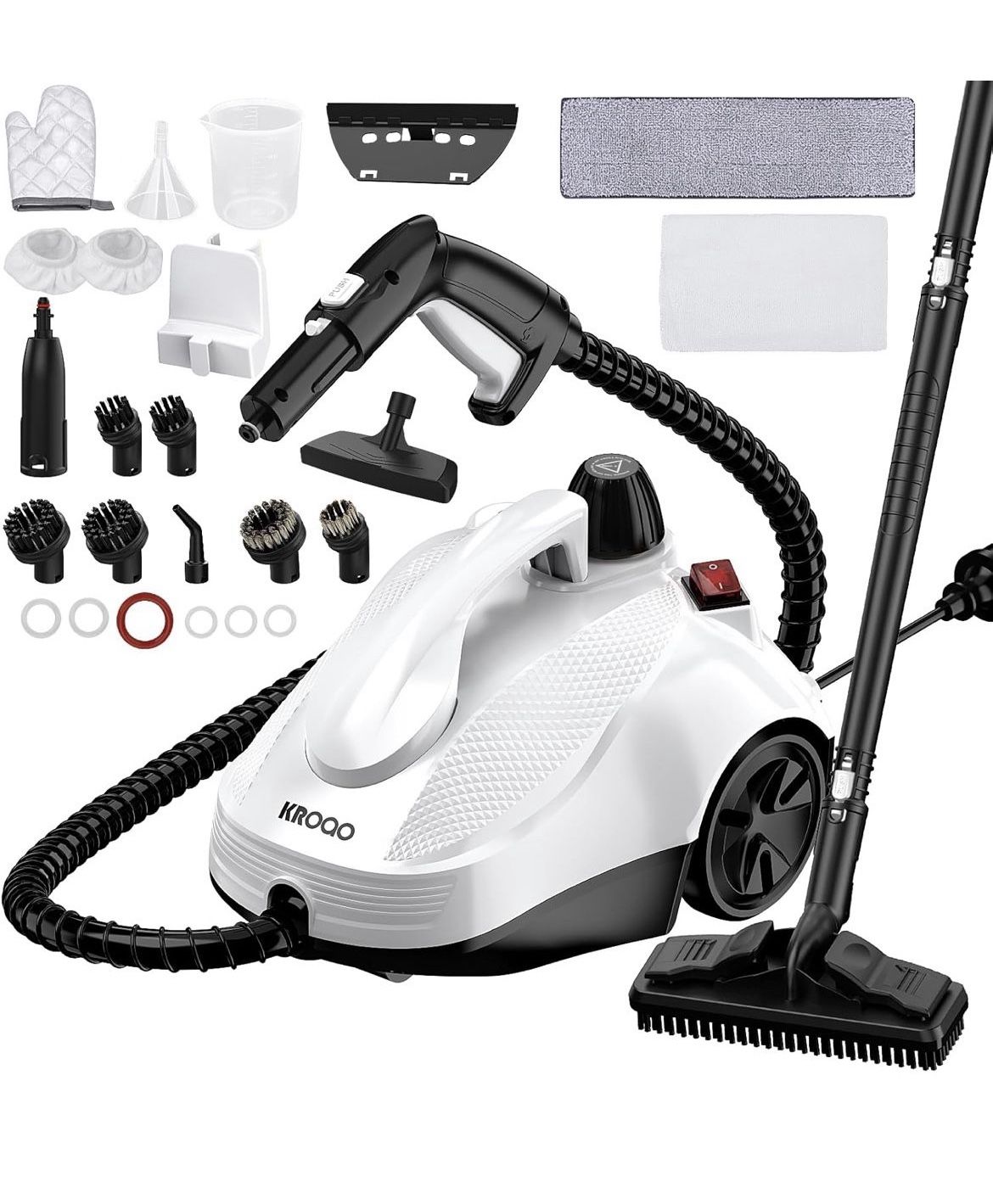 Steam Cleaner, Steam Mop with 23 Accessories,