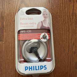 Phillips In Ear Headphones, Earbuds, Black, SHE 2650