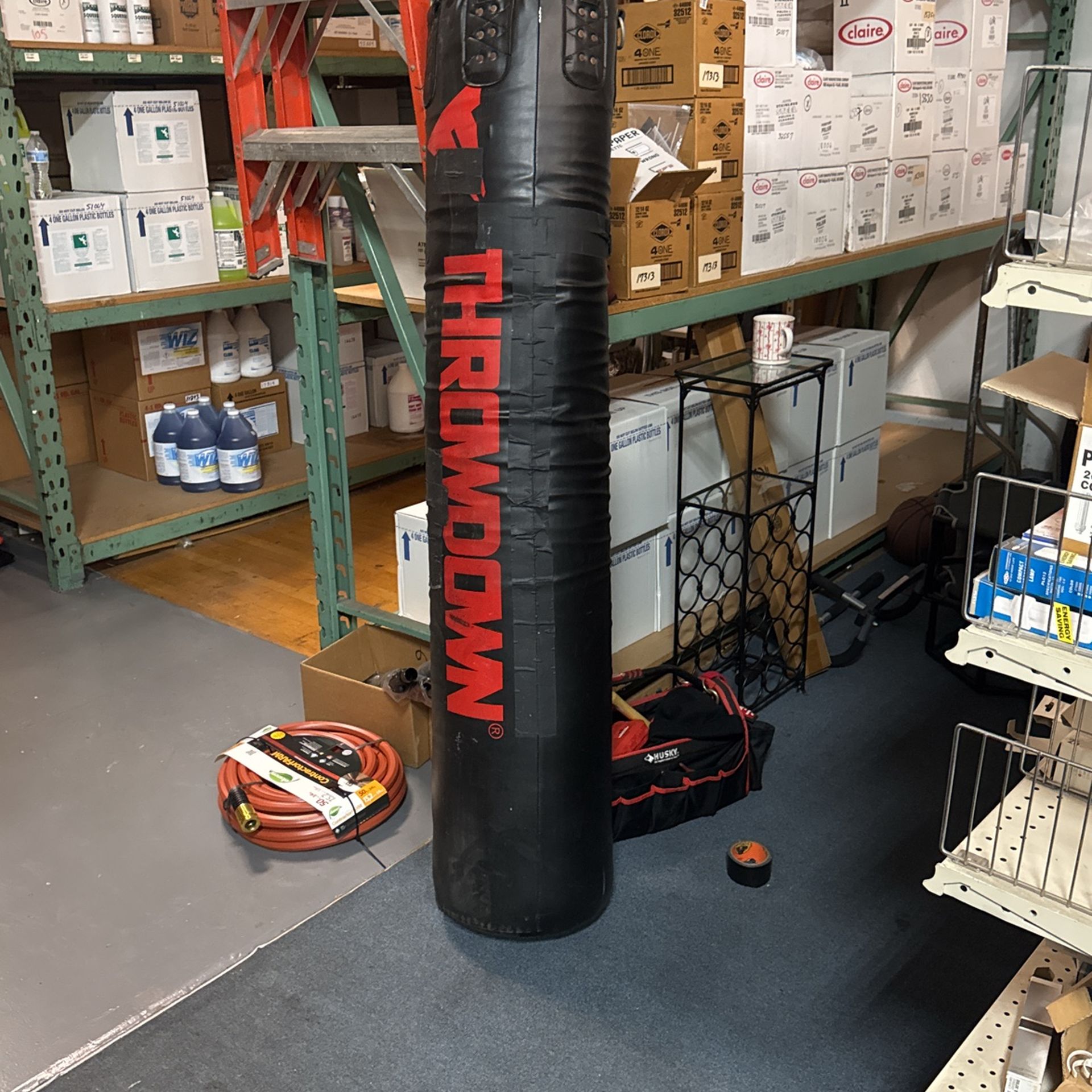 THROWDOWN PUNCHING BAG!   
