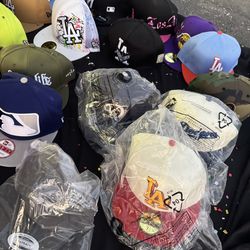 Many hats for sale