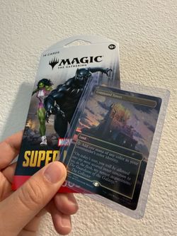 MTG MARVEL PROMO CARD COMMAND TOWER AND PLAY PACK