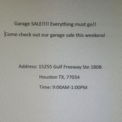 Garage Sale