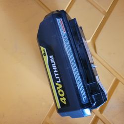 Ryobi 40V Lithium-Ion 5.0 Ah Battery 
