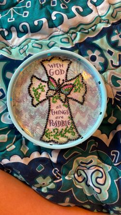 "with god all things are possible" sign