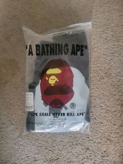 Bape T-Shirt, Black and Grey, XL